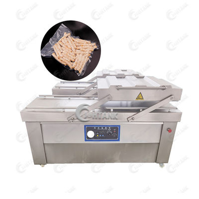 2kW डबल चैंबर वैक्यूम पैकेजिंग मशीन 220V 380V
