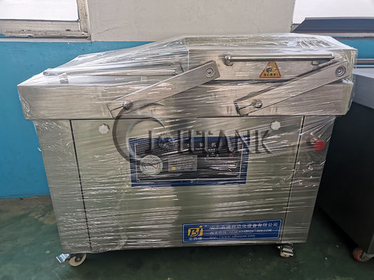 2kW डबल चैंबर वैक्यूम पैकेजिंग मशीन 220V 380V