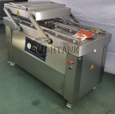 2kW डबल चैंबर वैक्यूम पैकेजिंग मशीन 220V 380V