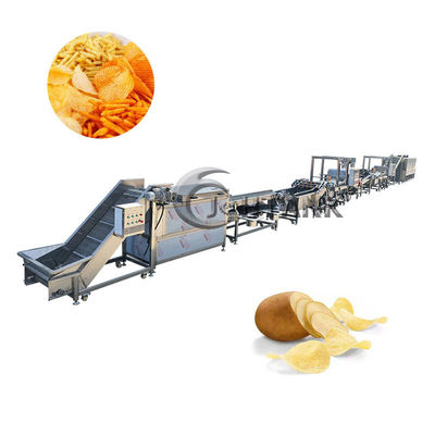 इलेक्ट्रिक फ्रोजन फ्रेंच पोटैटो स्टिक मेकिंग मशीन 2000kg/h