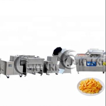 220V 380V छोटे पैमाने पर आलू के चिप्स लाइन 8 सेट बनाना: