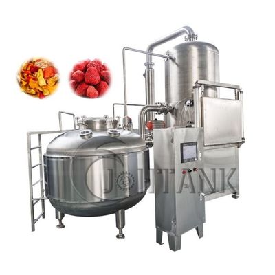 कम तापमान वैक्यूम फ्राइड चिप्स मशीन 500 किग्रा / एच